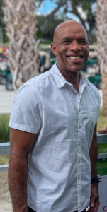 Marlon Brown smiling.