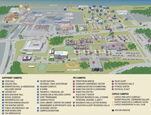 Map of New College campus.