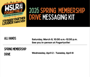 2025 Spring Membership Drive  Messaging Kit 