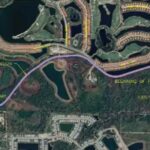 Map of the proposed Manasota Beach Road extension.
