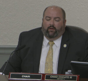 Chad Choate speaking.