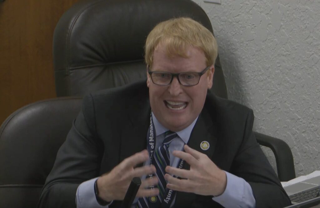Jason Wysong speaking animatedly.
