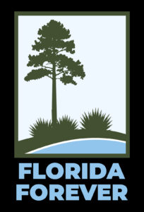 Florida Forever logo featuring the organization's name and a simple landscape illustration.