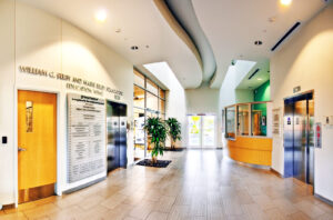 Photo of the interior of the Sarasota Planned Parenthood building.