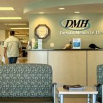 Photo of the reception area for DeSoto Memorial Hospital.