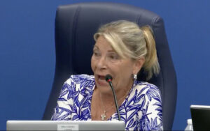 Carol Ann Felts speaking.