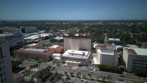 Aerial shot of the Sarasota County Jail complex.