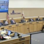Photo of a Sarasota County Planning Commission meeting.