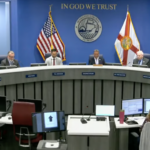 The Manatee County Commission in a meeting.