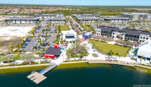 Aerial photo of Wellen Park.