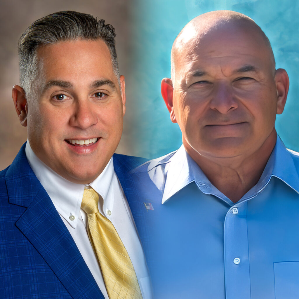 Photos of Joe Neunder and Jim DeNiro smiling.