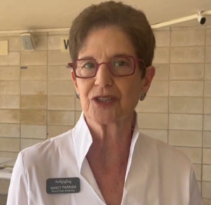 Nancy Parrish speaking.