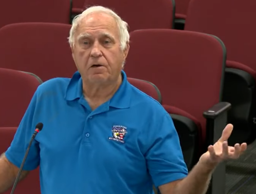 Glenn Gibellina gesticulating while speaking.