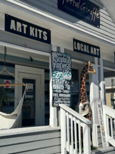 The Artful Giraffe gallery and gift store.
