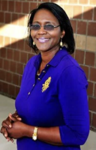 Rachael Shelley smiling.