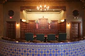 The Sarasota County courtroom.