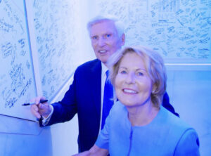 Patrick and Shirley Ryan smiling.