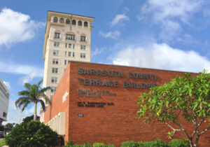 The Sarasota Property Appraiser’s Office building.