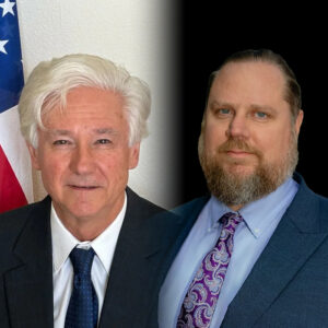 Side by side photos of Matt Montavon and Allen Spence.