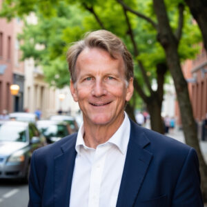 John Harshman smiling.