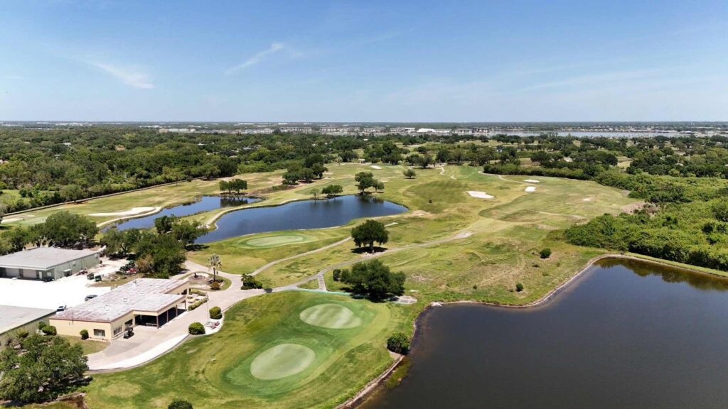 Aerial view of Tatum Ridge Golf Links.