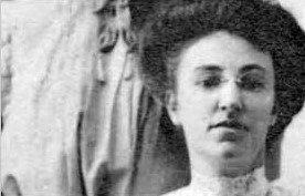 Black and white photo of Rose Phillips Wilson.