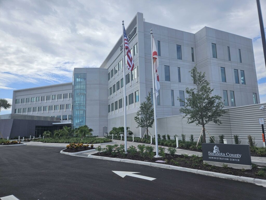 The Sarasota County Administration Center.