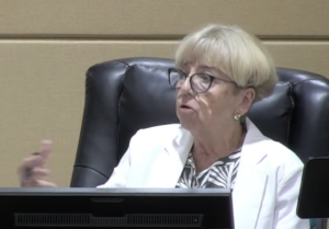 Barbara Langdon speaking.