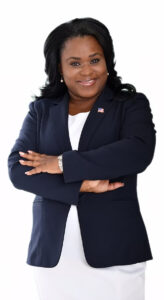 Tamika Lyles smiling.