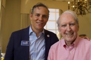 Kelly Kirschner and Dr. Lawrence Miller smiling.