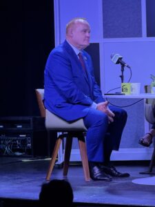 Martin Hyde sitting at the Talk of the Town roundtable.